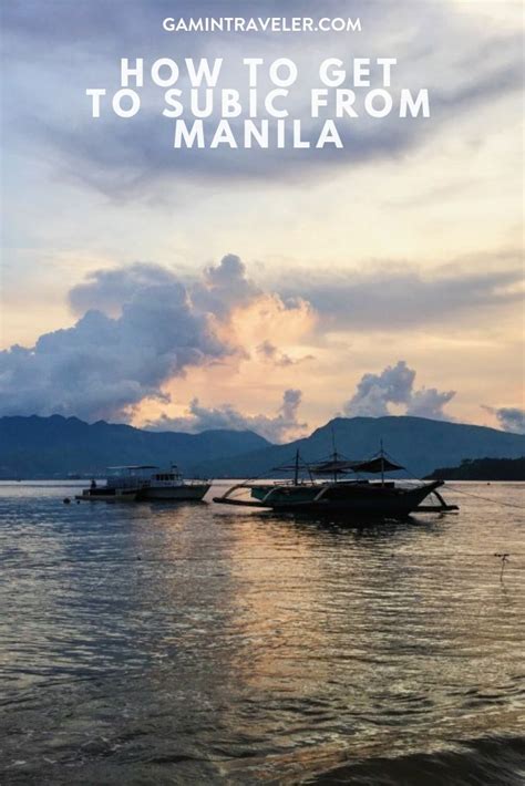 HOW TO GET TO SUBIC (From Manila, Clark, and Baguio).